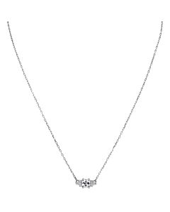 Swarovski Attract Trilogy Rhodium Plated Necklace