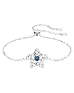 Swarovski Blue Stella Rhodium Plated Star Bracelet