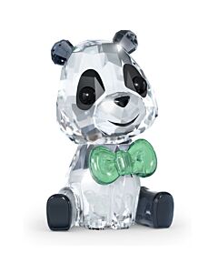 Swarovski Crystal Baby Animals Plushy The Panda Figurine