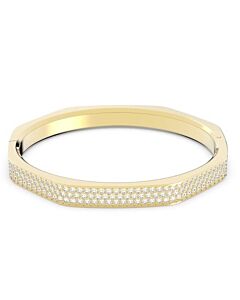 Swarovski Dextera Gold-Tone Plated Octagon Bracelet, Size S