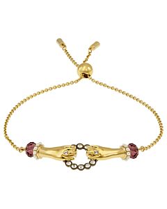 Swarovski Gold-tone Tarot Magic Bracelet- Size M