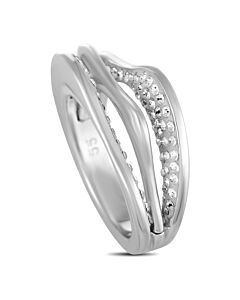 Swarovski Hilly Rhodium- Plated Crystal Ring