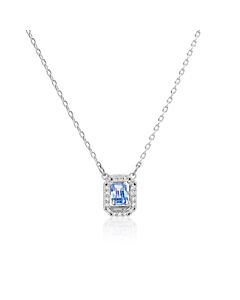 Swarovski Millenia Octagon Step Cut Fancy Light Blue Necklace