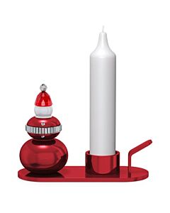 Swarovski Red Crystal Holiday Cheers Santa Claus Candle Holder