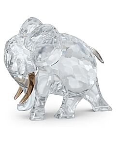 Swarovski White Crystal African Sunset Elephant Hami Figurine