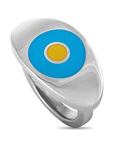 Swatch Bubblepop Stainless Steel Multicolor Synthetic Resin Ring