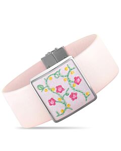 Swatch Flowercage Stainless Steel and Satin Bracelet