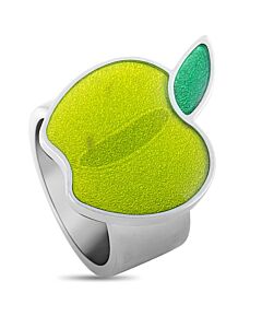 Swatch Fructus Apple Stainless Steel and Resin Ring