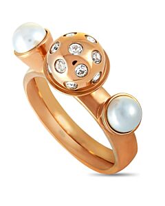 Swatch Spheric Move Stainless Steel and Crystal Ring