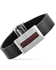 Swatch Truly Surface Stainless Steel and Imitation Wood Bracelet