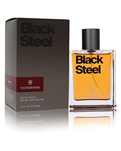 Victorinox Swiss Army Men's Black Steel EDT Spray 3.4 oz Fragrances 7611160127679