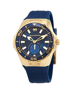 Men's Cruise Silicone Blue Dial Watch