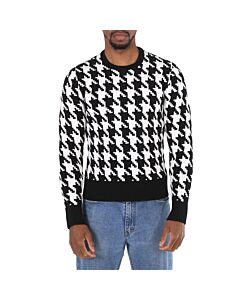 Thom Browne Men's Houndstooth Jacquard Pullover Sweater