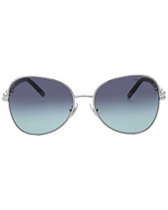 Tiffany 57 mm Silver Sunglasses