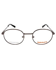 Timberland 48 mm Shiny Gunmetal Eyeglass Frames