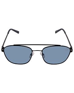Timberland 55 mm Matte Black Sunglasses
