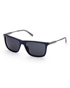 Timberland 58 mm Blue Sunglasses