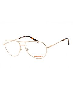 Timberland 59 mm Pale Gold Eyeglass Frames