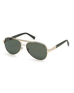 Timberland 61 mm Gold Tone Sunglasses