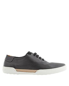 Tods Men's Black Allacciato Gomma Lace-Up Low-Top Sneakers