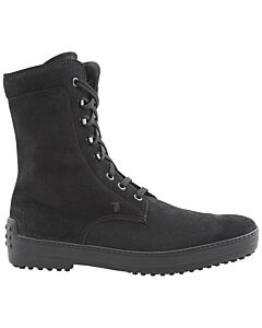 Tods Men's Black Winter Lace Up Ankle Boots