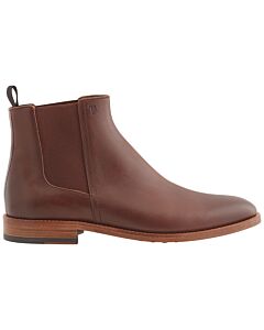 Tods Men's Brown Beatles Leather Ankle Boots