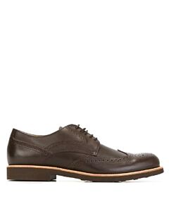 Tods Men's Classic Brogue Shoes in Dark Brown