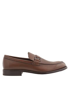 Tods Men's Doppia T Cuoio Leather Moccasins