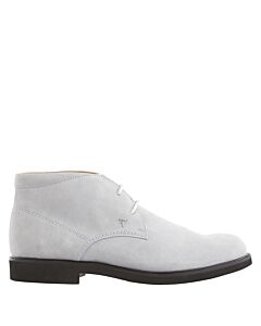 Tods Men's Grey Light Scarpa Uomo Polacco Suede Derby Boots, Brand Size 8 ( US Size 9 )
