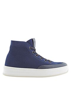 Tods Men's High Tech Fabric And Leather Hi-Top Sneakers