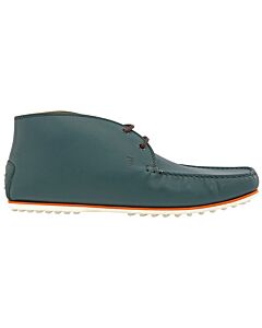 Tods Men's Leather City Gommino Ankle Boots in Bottle