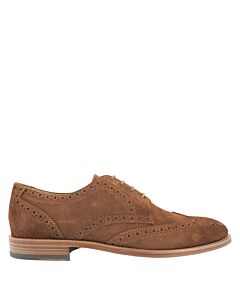 Tods Men's Walnut Light Wingtip Perforated Lace-Ups Derby