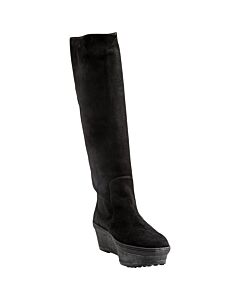Tods Ladies Knee High Boots in Black