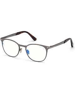 Tom Ford 50 mm Shiny Gunmetal Eyeglass Frames