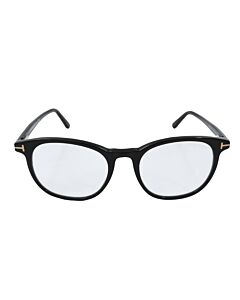 Tom Ford 53 mm Shiny Black/T Logo Eyeglass Frames