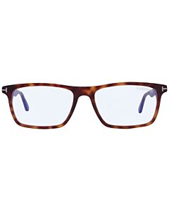 Tom Ford 54 mm Matte Red Havana Eyeglass Frames