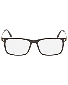 Tom Ford 54 mm Shiny Black/Shiny Rose Gold/T Logo Eyeglass Frames