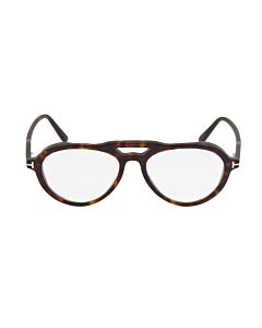 Tom Ford 55 mm Classic Dark Havana & Black Clip Eyeglass Frames