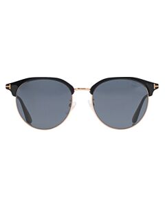 Tom Ford 55 mm Shiny Black Sunglasses