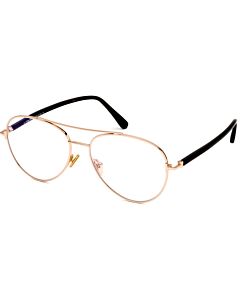 Tom Ford 55 mm Shiny Rose Gold Eyeglass Frames