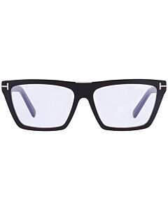 Tom Ford 57 mm Shiny Black Eyeglass Frames