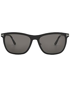 Tom Ford Alasdhair 55 mm Matte Black Sunglasses
