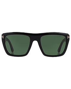 Tom Ford Alberto 55 mm Shiny Black Sunglasses