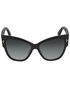 Tom Ford Anoushka 57 mm Black Sunglasses