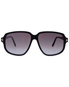 Tom Ford Anton 59 mm Shiny Black Sunglasses
