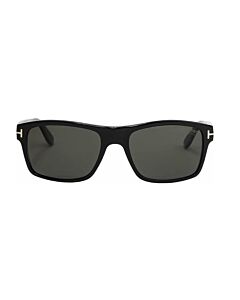 Tom Ford August 58 mm Shiny Black Sunglasses