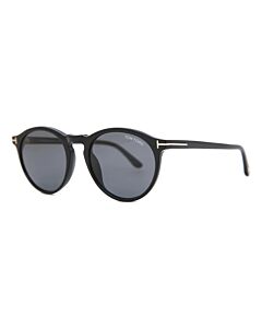 Tom Ford Aurele 52 mm Shiny Black Sunglasses