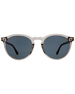 Tom Ford Aurele 52 mm Transparent Shiny Beige Sunglasses