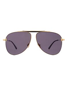 Tom Ford Brady 60 mm Gold Sunglasses