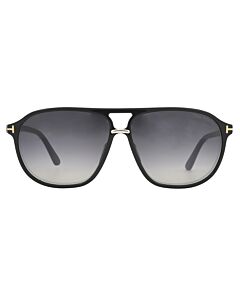 Tom Ford Bruce 61 mm Shiny Black Sunglasses